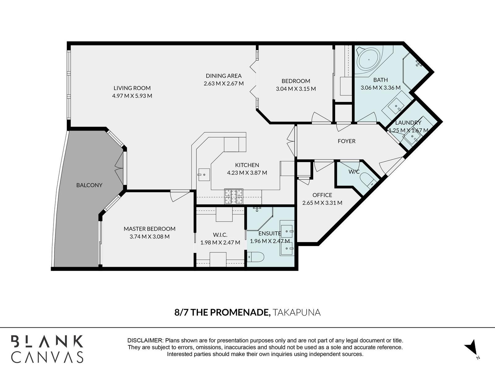 Slider image of 8/7 The Promenade, Auckland